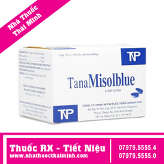 Thuốc TanaMisolblue - Điều trị nhiễm trùng đường tiểu (10 vỉ x 10 viên)