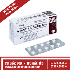 Thuốc Tanatril Tablets 10mg - Điều trị tăng huyết áp vô căn (10 vỉ x 10 viên)