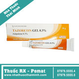 Thuốc Tazoretin Gel 0.3% Medisun trị mụn nhọt, mụn trứng cá (Tuýp 10g)