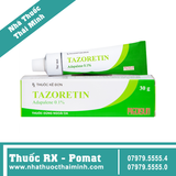 Thuốc bôi da Tazoretin 0.1% Medisun hỗ trợ điều trị mụn trứng cá (30g)