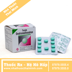 Thuốc Terpin Dextromethorphan (10 vỉ x 10 viên)
