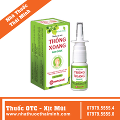 Thuốc xịt mũi Thông Xoang Nam Dược - Trị viêm mũi, viêm xoang (15ml)