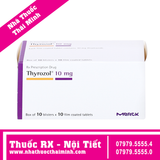 Thuốc Thyrozol 10mg - Điều trị cường giáp (10 vỉ x 10 viên)