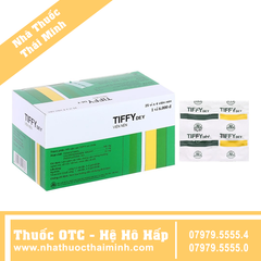 Thuốc Tiffy Dey - Điều trị cảm cúm, nghẹt mũi, sổ mũi (Hộp 25 vỉ x 4 viên)
