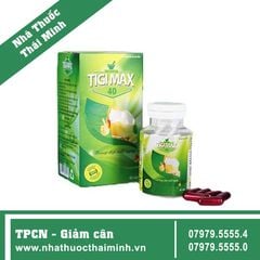 TIGI MAX (Hộp 40 viên) - Viên Uống Giảm Cân Cho Nam, Nữ