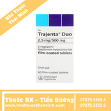Thuốc Trajenta Duo 2.5mg/500mg - điều trị tiểu đường type 2 (3 vỉ x 10 viên)