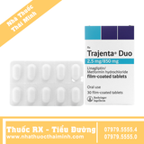 Thuốc Trajenta Duo 2.5mg/850mg - hỗ trợ điều trị tiểu đường type 2 (3 vỉ x 10 viên)