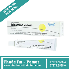 Thuốc dùng ngoài Trizomibe Cream Hasan điều trị nấm canadian (15g)