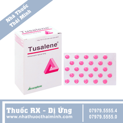 Thuốc Tusalene 5mg trị triệu chứng các dạng dị ứng, ho khan, mất ngủ (10 vỉ x 25 viên)