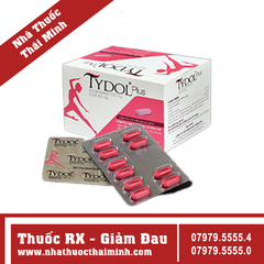 Thuốc Tydol Plus 565mg - Giúp hạ sốt, giảm đau (10 vỉ x 10 viên)