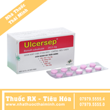 Thuốc Ulcersep 262.5mg OPV giảm khó chịu ở dạ dày (10 vỉ x 10 viên)