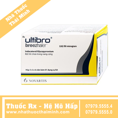 Thuốc Ultibro Breezhaler 110/50mcg Novartis điều trị duy trì COPD (30 viên)