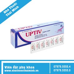 Uptiv (2 vỉ x 5 viên) - Viên đặt điều trị nhiễm khuẩn, nhiễm nấm âm đạo