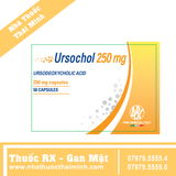 Thuốc Ursochol 250mg - điều trị viêm túi mật (2 vỉ x 25 viên)