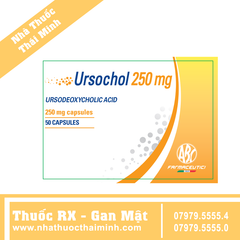 Thuốc Ursochol 250mg - điều trị viêm túi mật (2 vỉ x 25 viên)