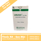 Thuốc Uruso 100mg - điều trị sỏi mật giàu cholesterol (10 vỉ x 10 viên)