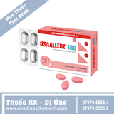 Thuốc Usaallers 180 - Điều trị sổ mũi dị ứng, viêm mũi (10 viên)