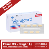 Thuốc Valsacard 160mg MSD điều trị tăng huyết áp, suy tim (4 vỉ x 7 viên)