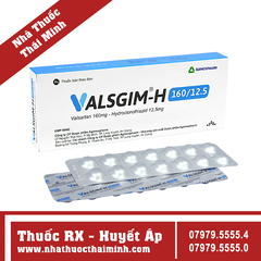 Thuốc Valsgim-H 160 - Điều trị tăng huyết áp