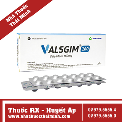 Thuốc Valsgim 160 - Điều trị tăng huyết áp