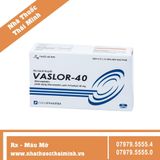 Thuốc VASLOR 40 (Hộp 6 vỉ x 10 viên) - Điều Trị Rối Loạn Lipid Máu