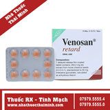 Thuốc Venosan Retard - Ngăn ngừa và điều trị rối loạn tuần hoàn (10 vỉ x 10 viên)