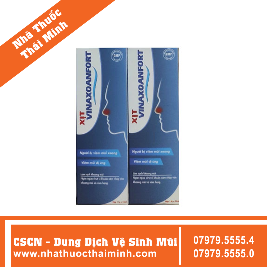 Xịt mũi Vinaxoanfort - Làm sạch khoang mũi (15ml)