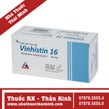 Thuốc Vinhistin 16mg - Điều trị thần kinh (10 vỉ x 10 viên)