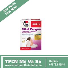 VITAL PREGNA (Hộp 30 viên) - Bổ Sung Vitamin, Khoáng Chất Cho Bà bầu