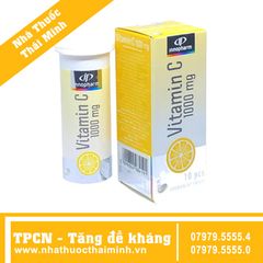 VITAMIN C 1000MG INNOPHARM (Tuýp 10 viên) - Viên Sủi Tăng Đề Kháng