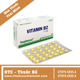 Thuốc Vitamin B2 - điều trị viêm loét lưỡi (3 vỉ x 10 viên)