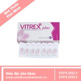 VITREX PLUS (Hộp 7 viên) - Viên Đặt Hỗ Trợ Điều Trị Viêm Phụ Khoa