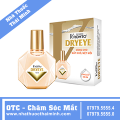 Dung dịch nhỏ mắt V.Rohto Dryeye hỗ trợ bôi trơn mắt, bổ sung nước mắt nhân tạo (13ml)