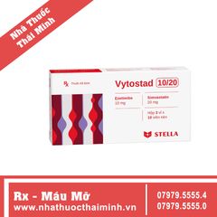 Thuốc VYTOSTAD 10/20 - Điều Trị Tăng Cholesterol Máu (3 vỉ x 10 viên)