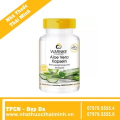 Warnke Aloe Vera (100 viên) - Viên uống cấp ẩm tăng sức đàn hồi, làm sáng da