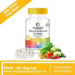 Warnke Vitamin & Mineral Komplex (Hộp 100 viên) - Viên uống tăng cường sức đề kháng