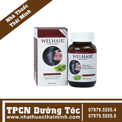 WELHAIR FOR WOMEN - GIẢM RỤNG TÓC, TÓC BẠC SỚM DÀNH CHO NỮ