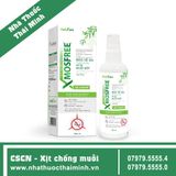 X MOSFREE 100ML - Xịt Đuổi Muỗi, Côn Trùng