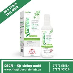 X MOSFREE 100ML - Xịt Đuổi Muỗi, Côn Trùng