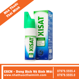 Xịt mũi Xisat Rhinitis Xanh Lá - Hỗ trợ điều trị viêm mũi (75ml)