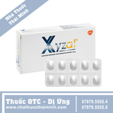 Thuốc Xyzal 5mg - Giảm viêm mũi dị ứng, mày đay (1 vỉ x 10 viên)