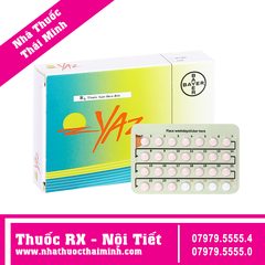 Thuốc tránh thai hằng ngày Yaz Bayer (1 vỉ x 28 viên)