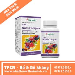 YES NUTRI COMPLEX YESHEALTH (Hộp 30 viên) - Bổ Sung Vitamin Tổng Hợp