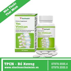 YES VIMICAN (Hộp 60 viên) - Tăng Cường Sức Khỏe Xương, Răng