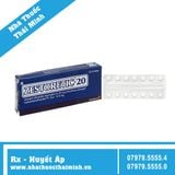 Thuốc Zestoretic 20mg - Điều trị tăng huyết áp nguyên phát (2 vỉ x 14 viên)