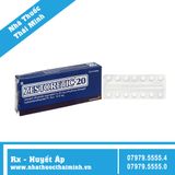 ZESTORETIC 20 (Hộp 2 vỉ x 14 viên) - Điều Trị Tăng Huyết Áp