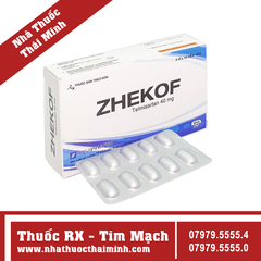 Thuốc Zhekof 40mg - Điều trị tăng huyết áp, bệnh tim mạch (3 vỉ x 10 viên)