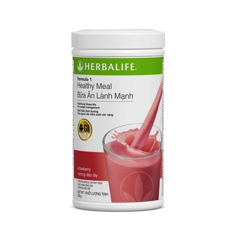 Hỗn Hợp Dinh Dưỡng Công Thức 1 – Hương Dâu Tây - 550g (HER04)