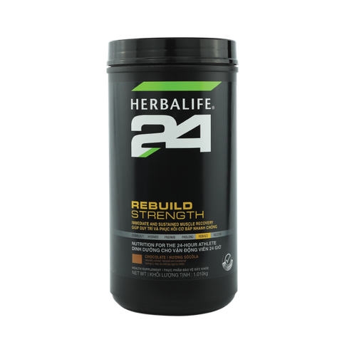Thực phẩm bảo vệ sức khỏe Sản Phẩm Dinh Dưỡng Cho Vận Động Herbalife 24 Rebuild Strength - Hương Sô Cô La - 1,010kg (HER18)