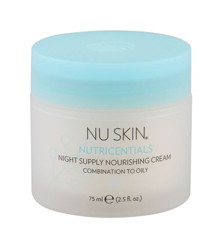 Kem Dưỡng Da Ban Đêm Dành Cho Da Hỗn Hợp Và Da Dầu Nu Skin Nutricentials® Night Supply Nourishing Cream Combination to Oily (NUK24)